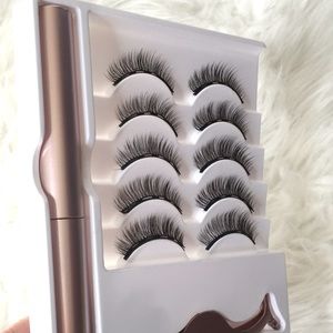 Magnetic faux eyelashes short length (Bost…